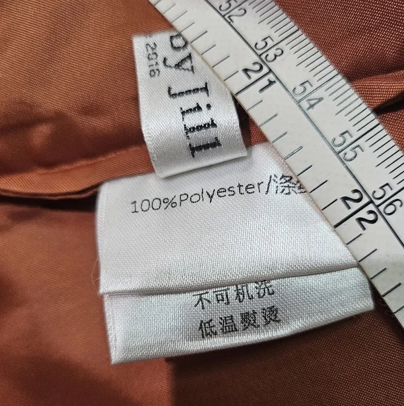 GGC by Jill London Rust Orange Sheath Maxi Dress Medium - Picture 8 of 10